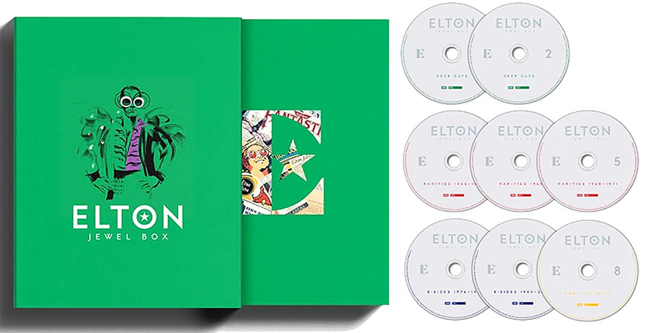 elton john coffret collector 2020 8CD Jewel Box edition