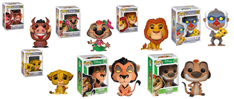 funko lion king collection le roi lion dessin animee