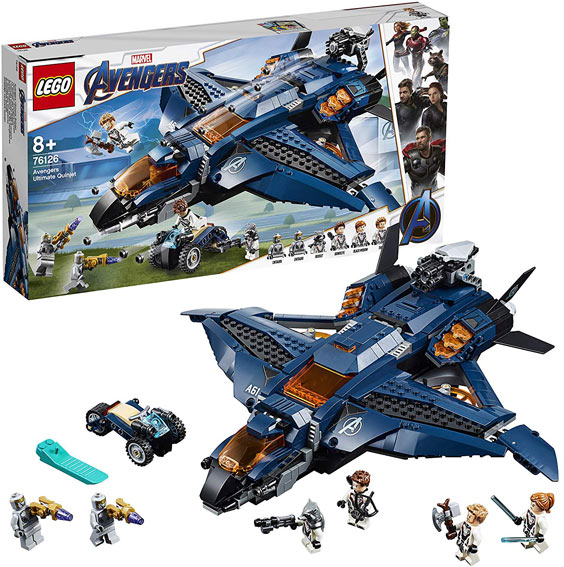 Lego avengers endgame collection 2019 Avion Quinjet 76126