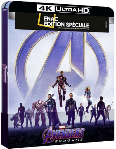 Avengers endgame steelbook collector Blu ray 4K fnac