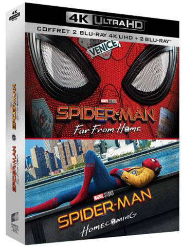 Spiderman coffret Blu ray 4K Ultra HD