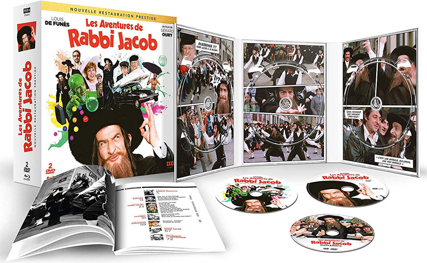 coffret collector rabbi jacob edition 2019 Blu ray DVD 4k