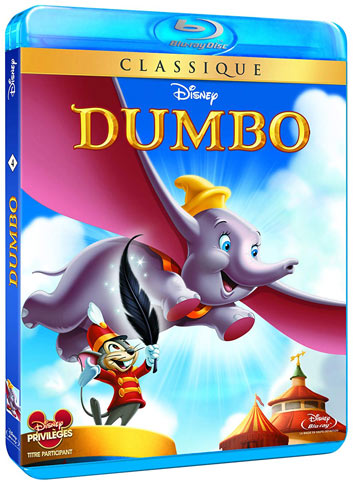 Dumbo disney Blu ray DVD edition 70 anniversaire