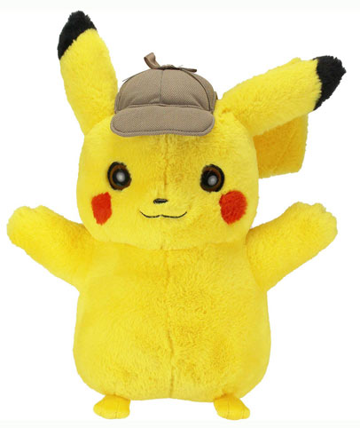 peluche pokemon detective bandai officielle pikachu