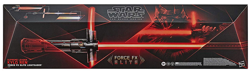Sabrea laser Star Wars Force FX Deluxe edition Kylo Ren lightsaber black series
