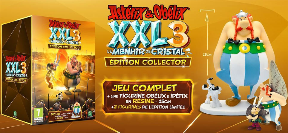 Coffret collector XXL3 Asterix obelix 2019 ps4 nintendo switch