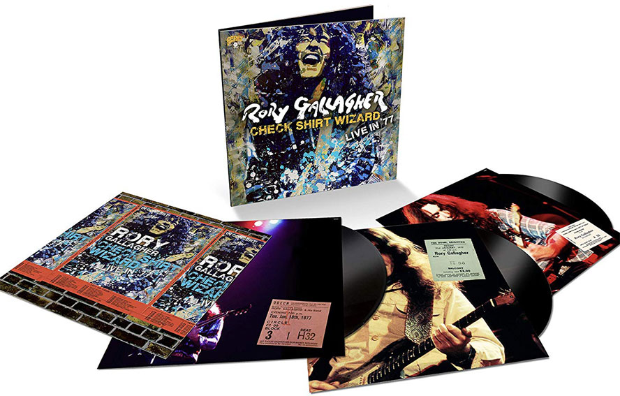 Rory Gallagher coffret Vinyle LPcheck shirt wizard Live 1977