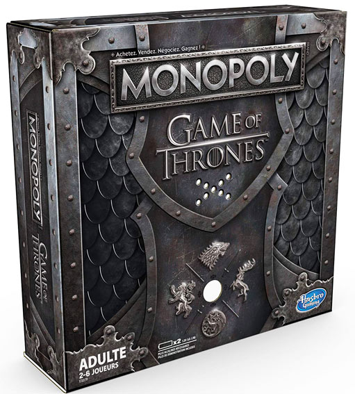 monopoly game of thrones edition collector