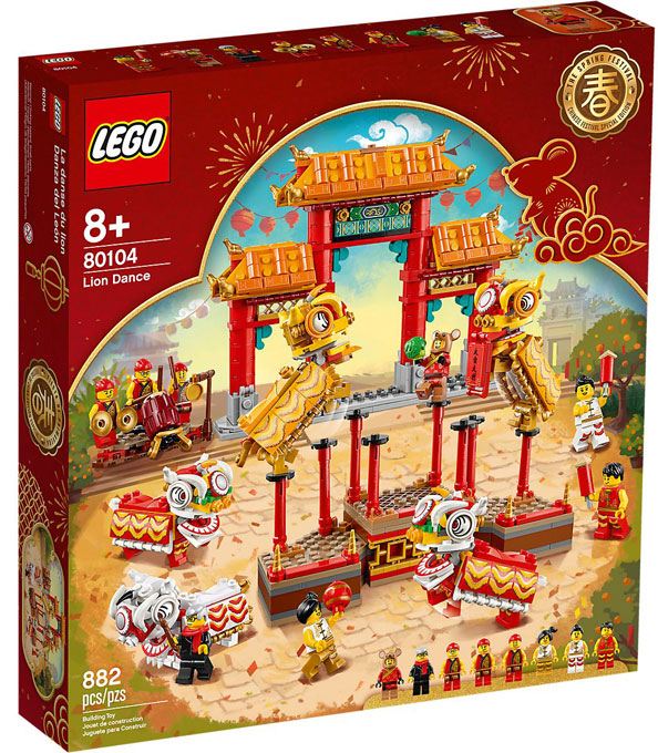 Lego nouvel an chinois 80104 lion dance 2020