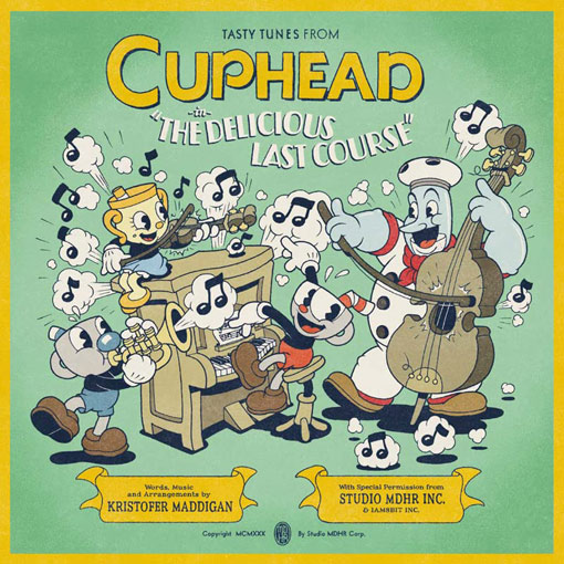 Cuphead delicious lat course OST soundtrack bande originale dlc vinyl 2lp