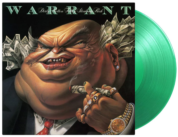 Warrant Dirty Rotten Filthy Stinking Rich vinyl LP 180 edition collector