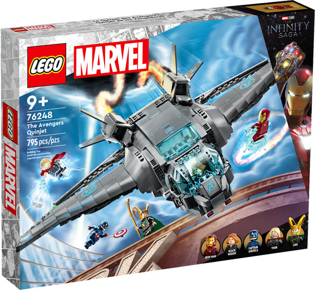 avengers avion quinjet Lego 76248