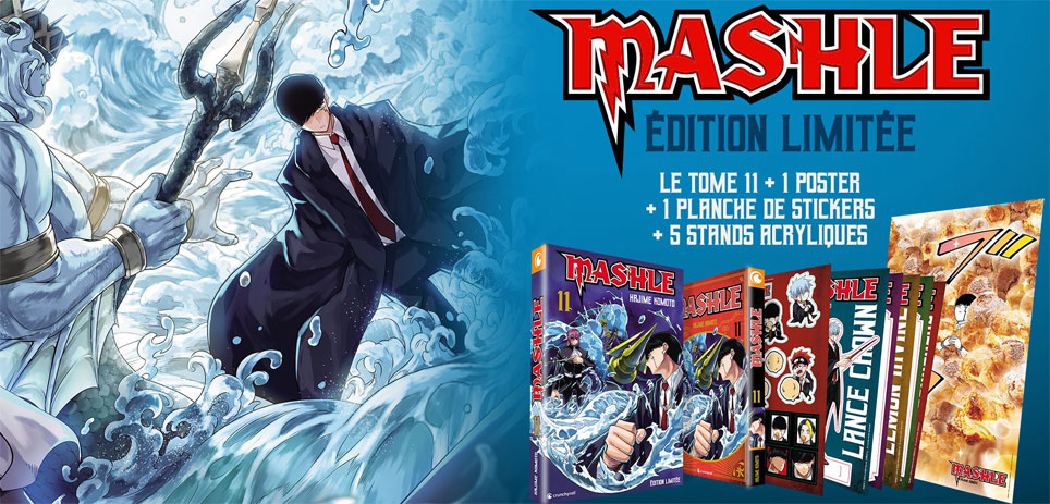 mashle tome 11 edition collector limitee manga fr t11