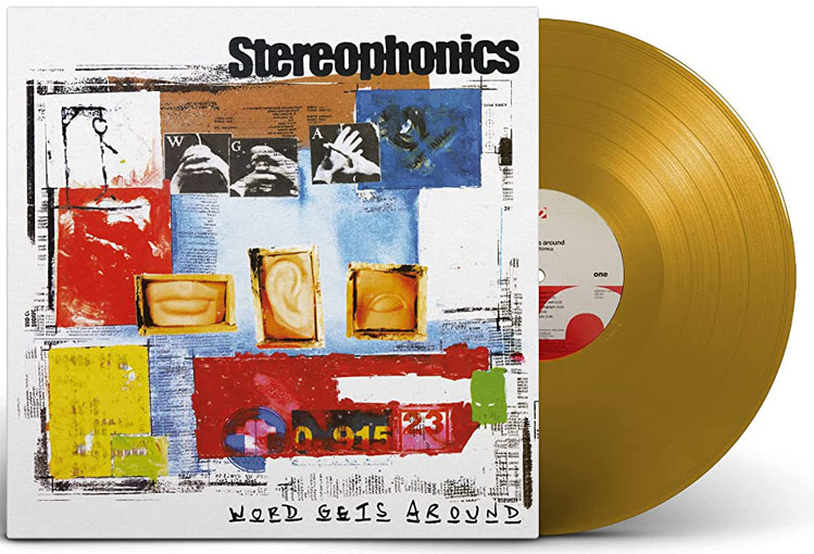 stereophonics 25th Word Gets Around Gold album vinyl lp edition